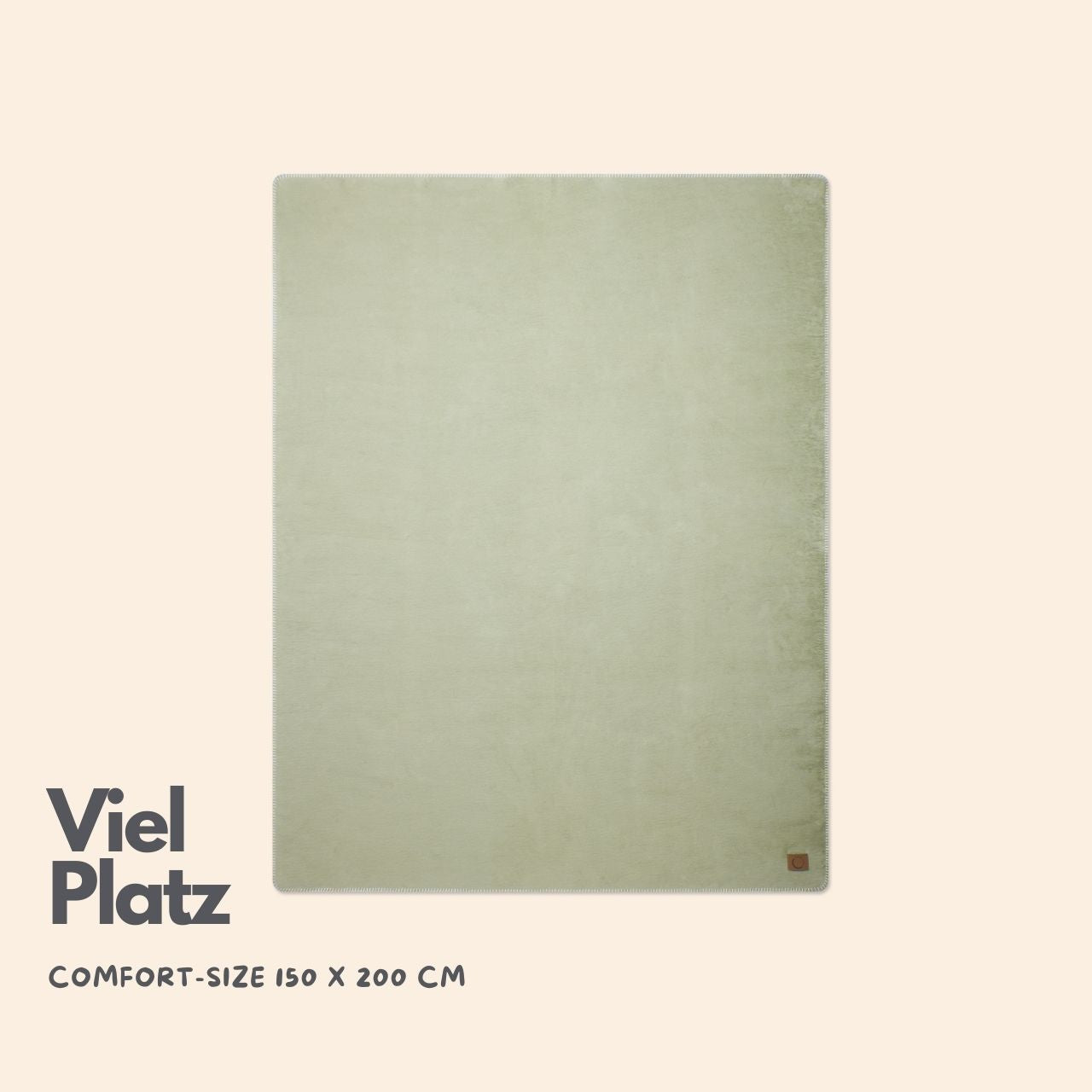 Baumwolldecke Grün