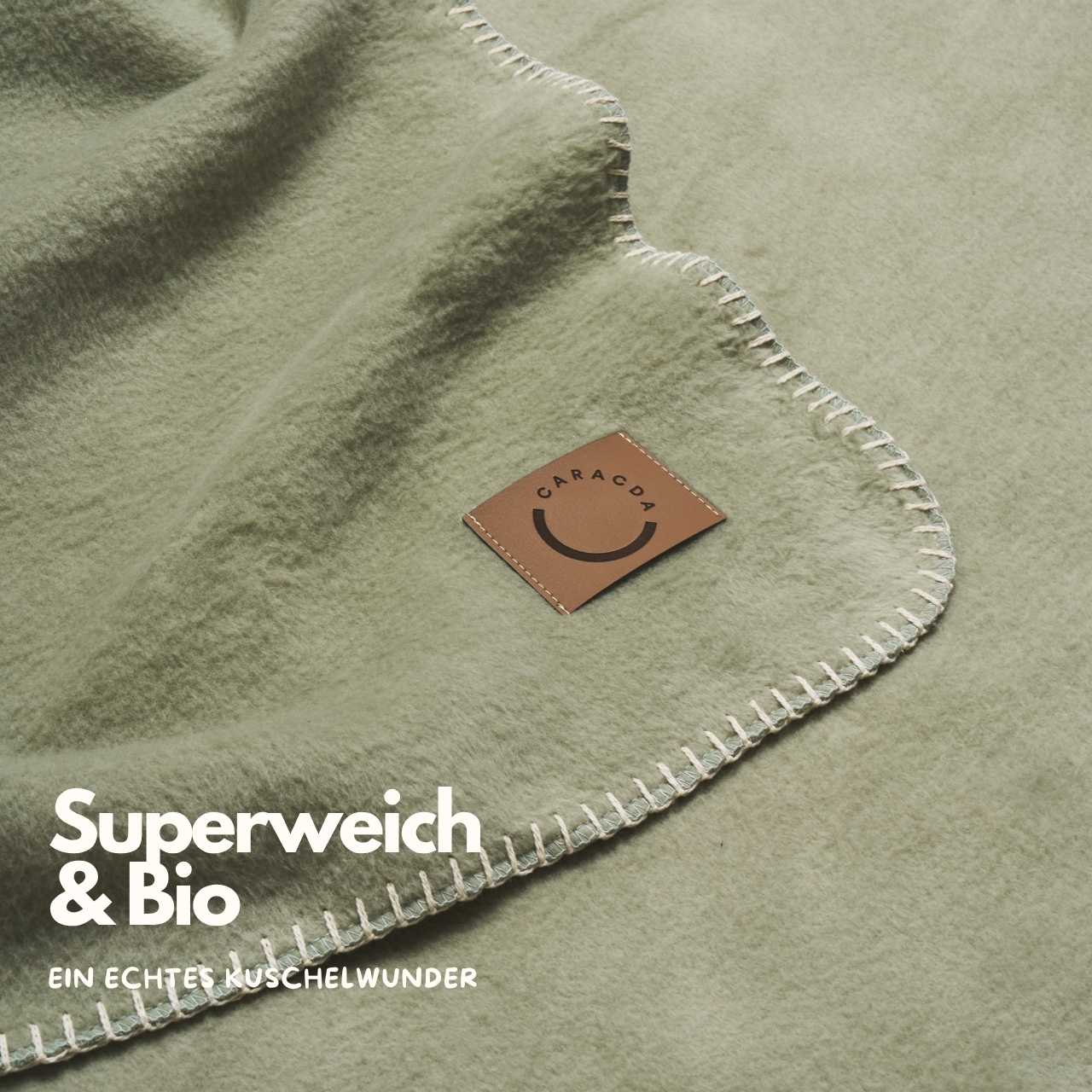 Kuscheldecke Anna Cuddle, Lindgrün