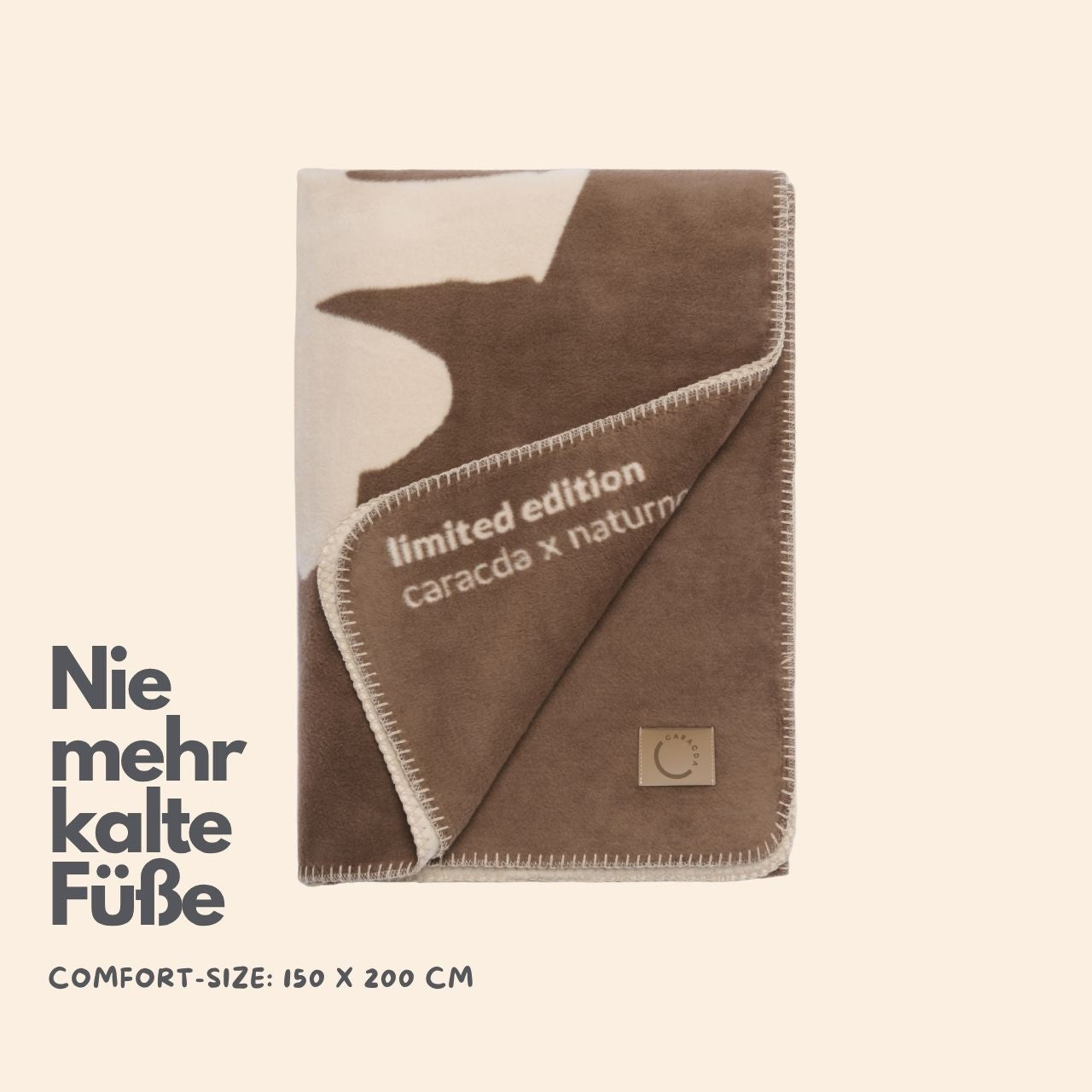 Bio-Baumwolldecke caracda x naturnest, Limited Edition