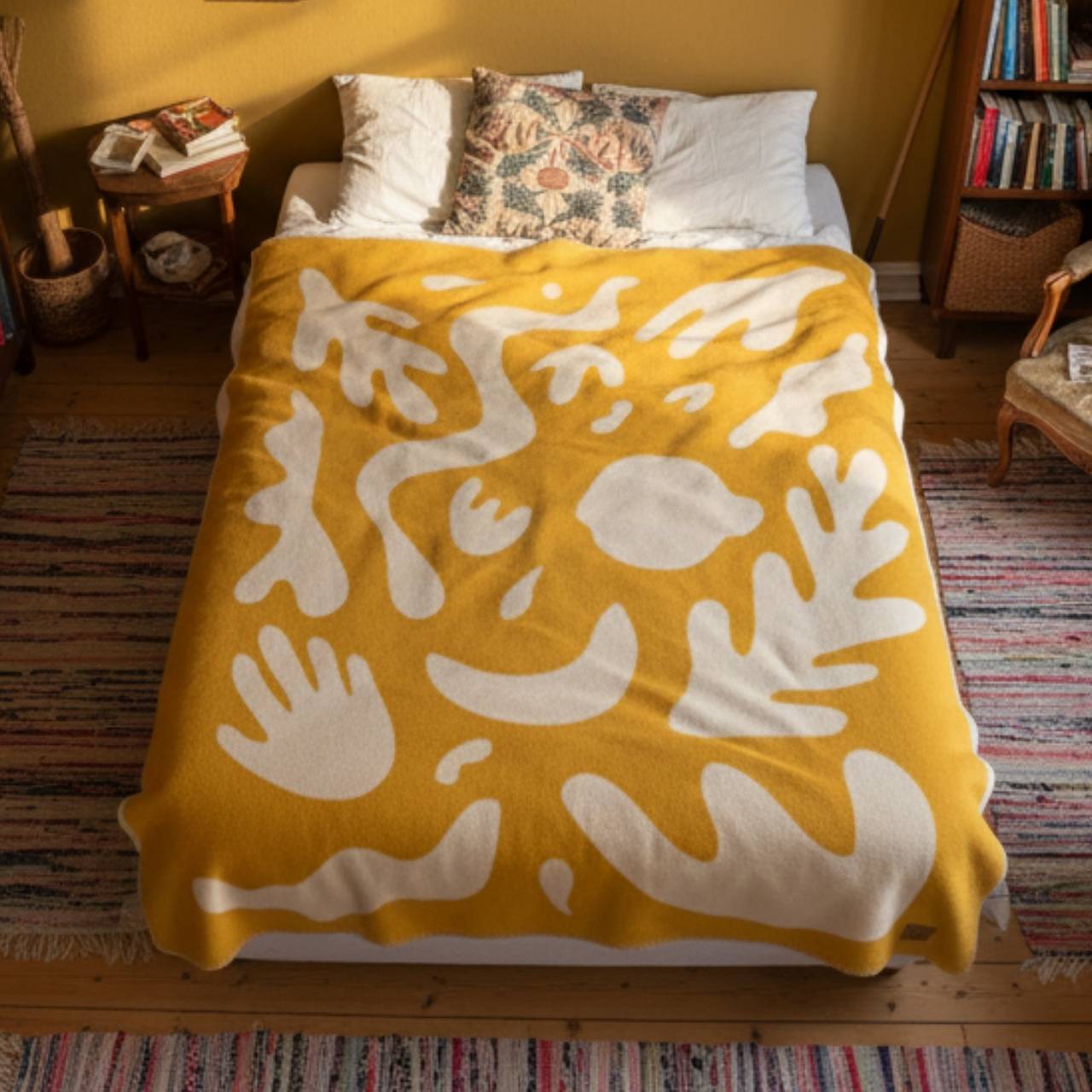 Weiche Bio-Baumwolldecke, Earth and Soul