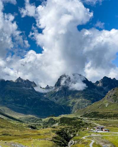 Landschaftsbild Vorarlberg Österreich.