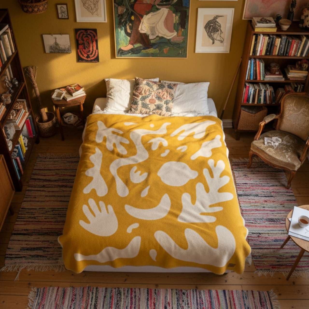 Bio-Baumwolldecke Anna Cuddle, Earth and Soul