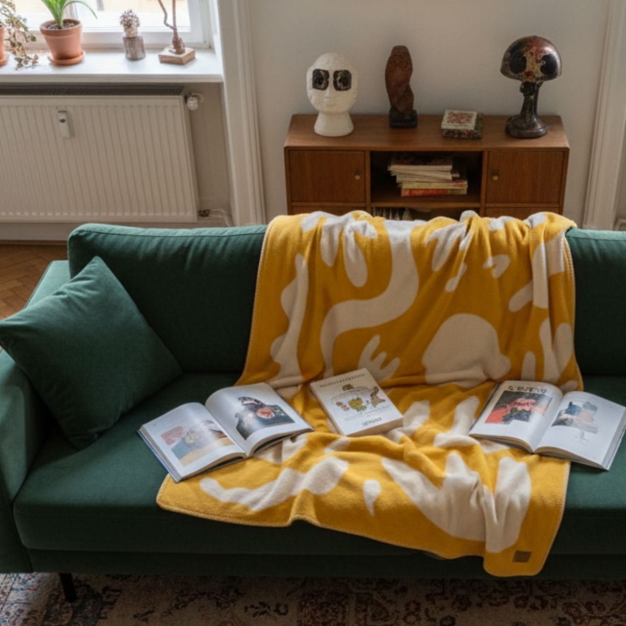 Bio-Baumwolldecke Anna Cuddle, Earth and Soul