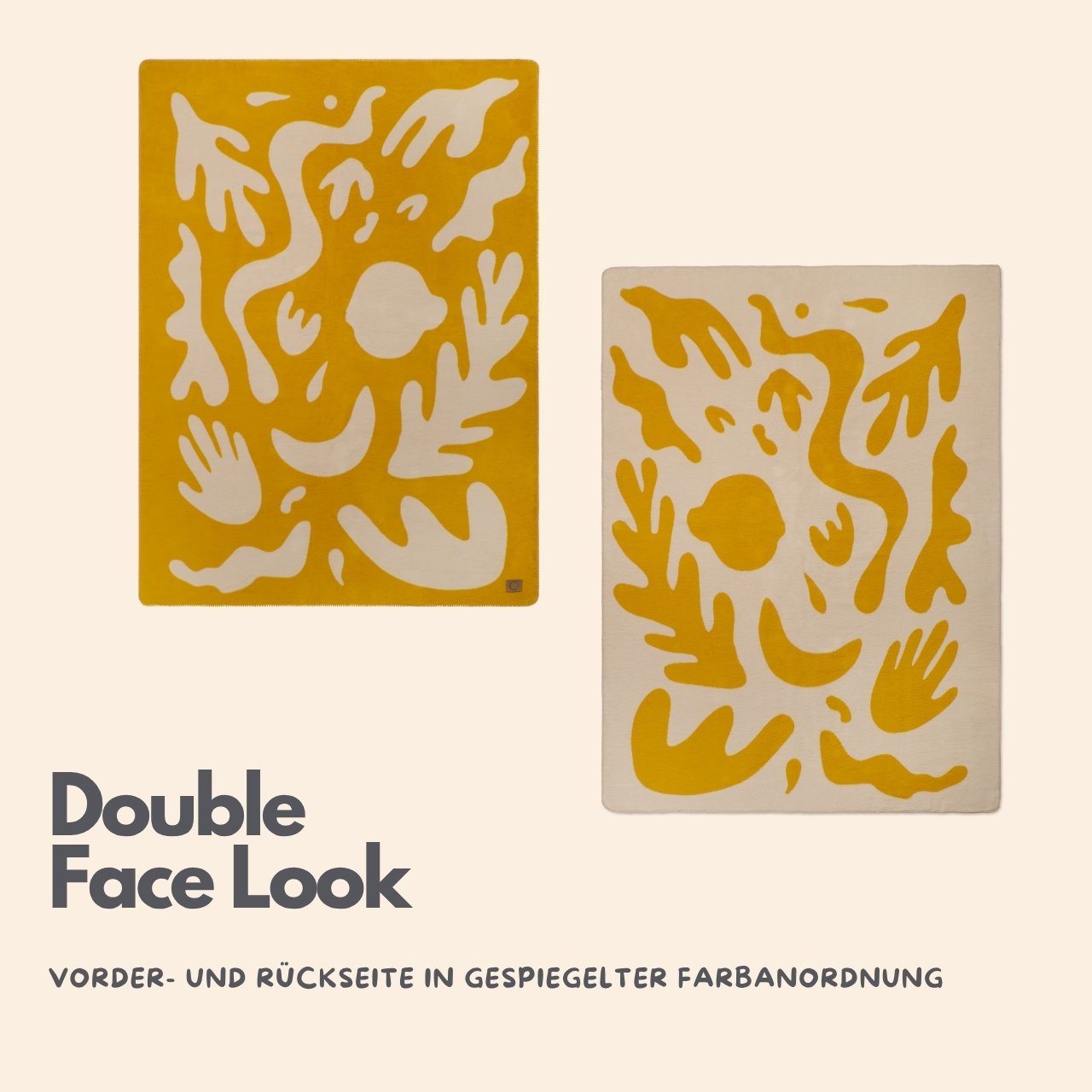 Bio-Baumwolldecke Anna Cuddle, Earth and Soul