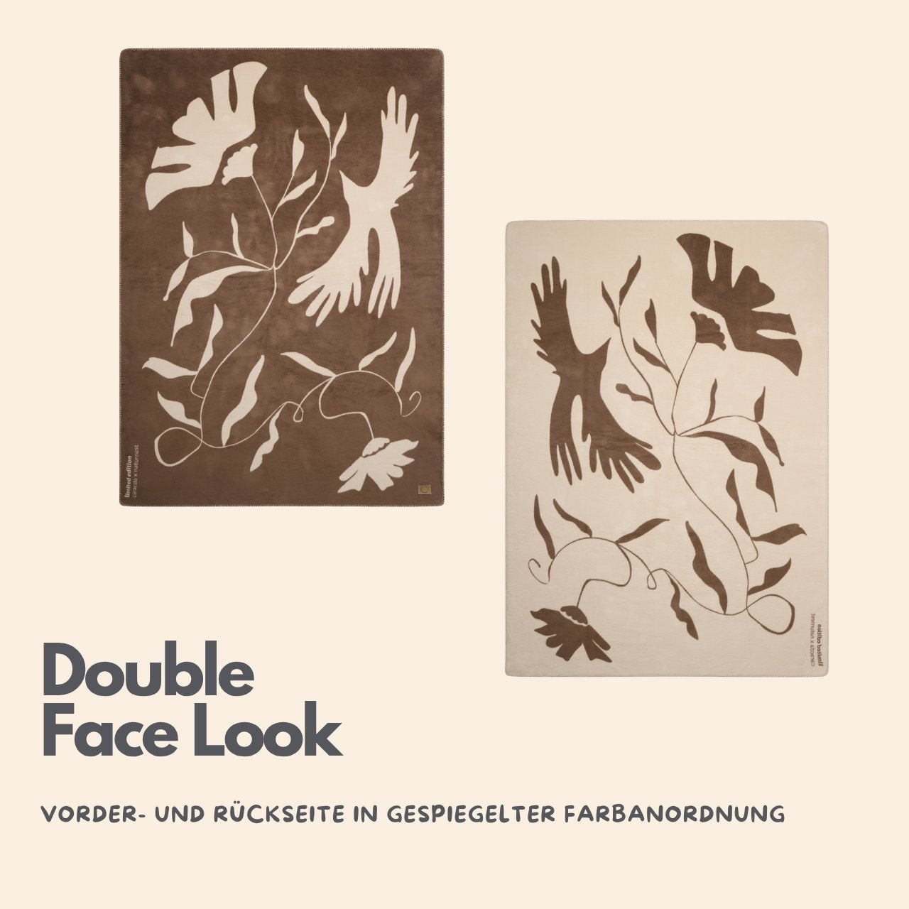 Bio-Baumwolldecke caracda x naturnest, Limited Edition