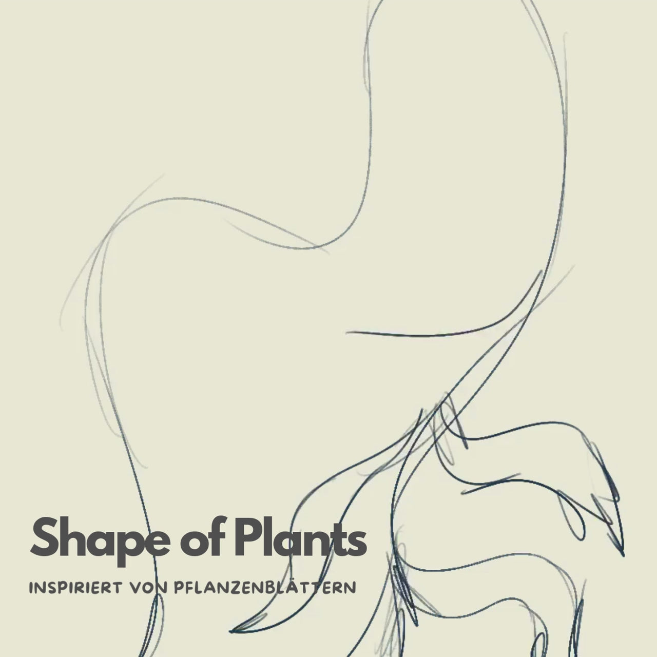 Baumwolldecke Shape of Plants